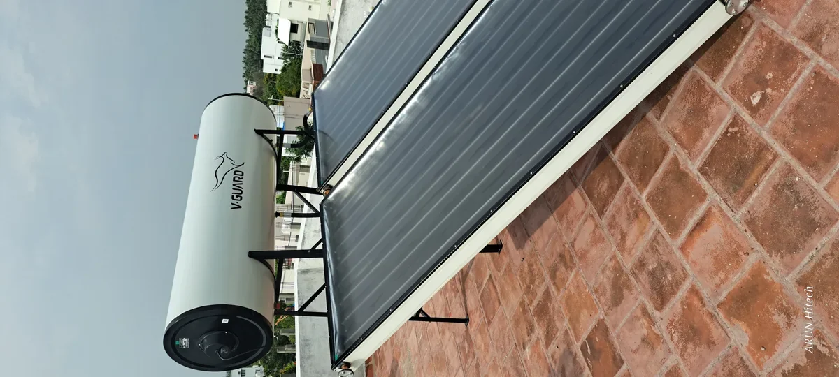 V-Guard 200 LPD flat plate collector solar heater Tamil Nadu