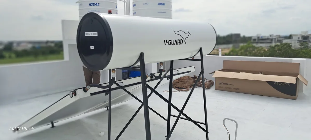 V-Guard 200 LPD solar water heater Coimbatore Tamil Nadu