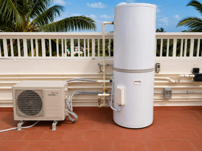V-Guard 500L heat pump water heater Coimbatore Tamil Nadu — Arun Hitech dealer