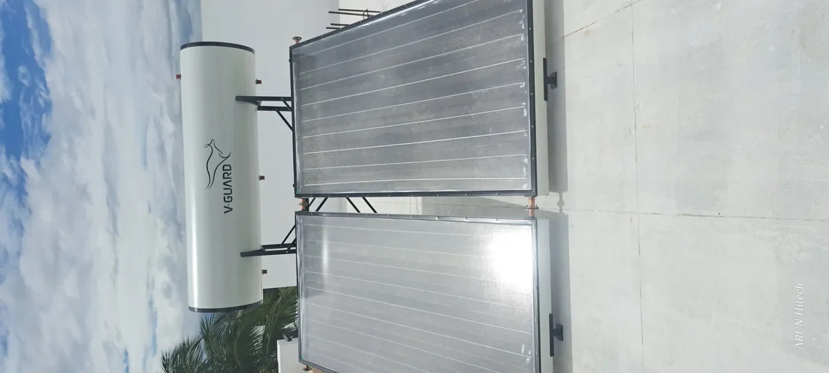 Coimbatore solar water heater supplier Arun Hitech V-Guard authorized