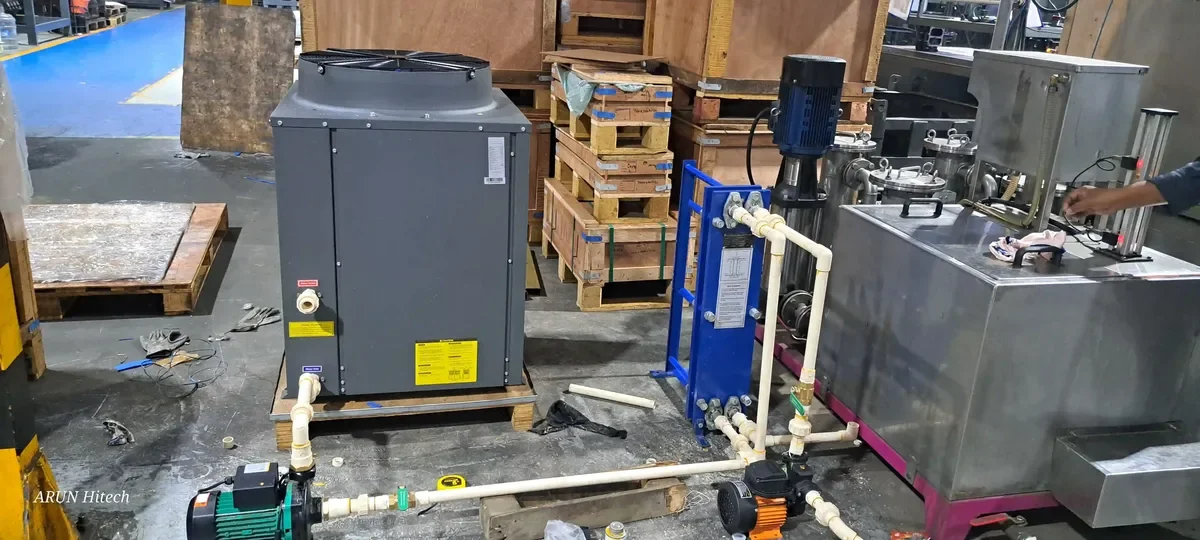 V-Guard commercial heat pump installation Coimbatore Tamil Nadu — Arun Hitech dealer
