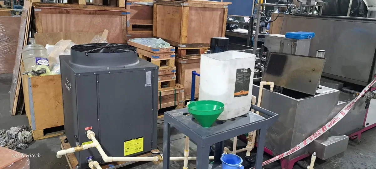 V-Guard commercial hot water heat pump Coimbatore hotel hostel — Arun Hitech dealer
