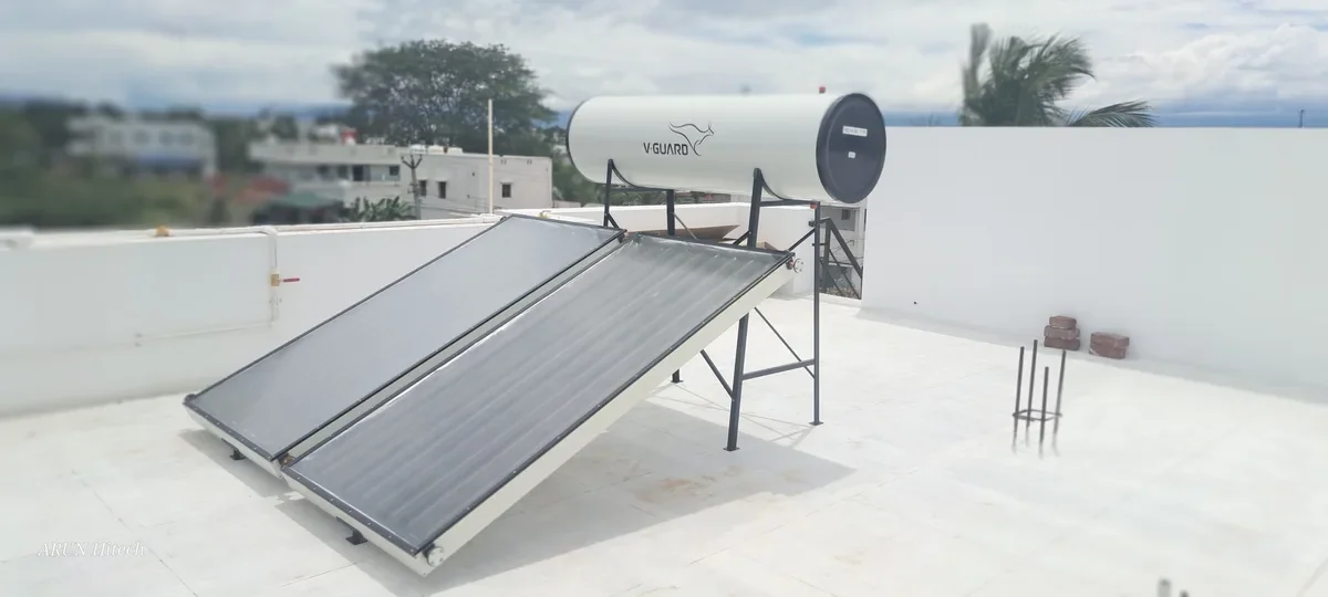 V-Guard durable FPC solar water heater service maintenance Coimbatore