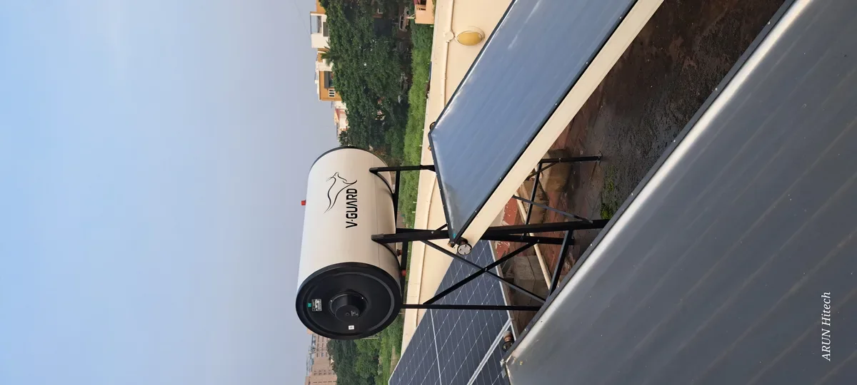 V-Guard flat plate solar heater PR-GL model Coimbatore Tamil Nadu