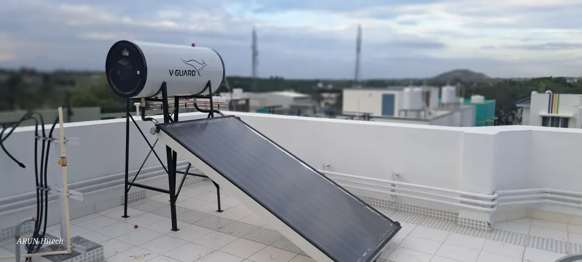 V-Guard high efficiency 100 LPD FPC solar heater Coimbatore Tamil Nadu