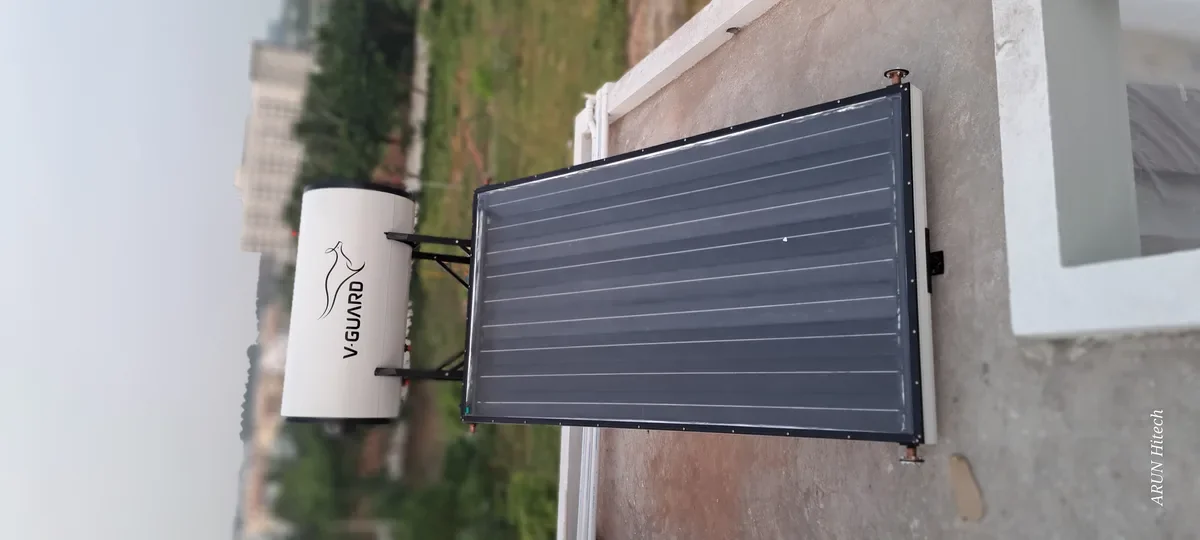 V-Guard high performance FPC solar heater 100 LPD Coimbatore