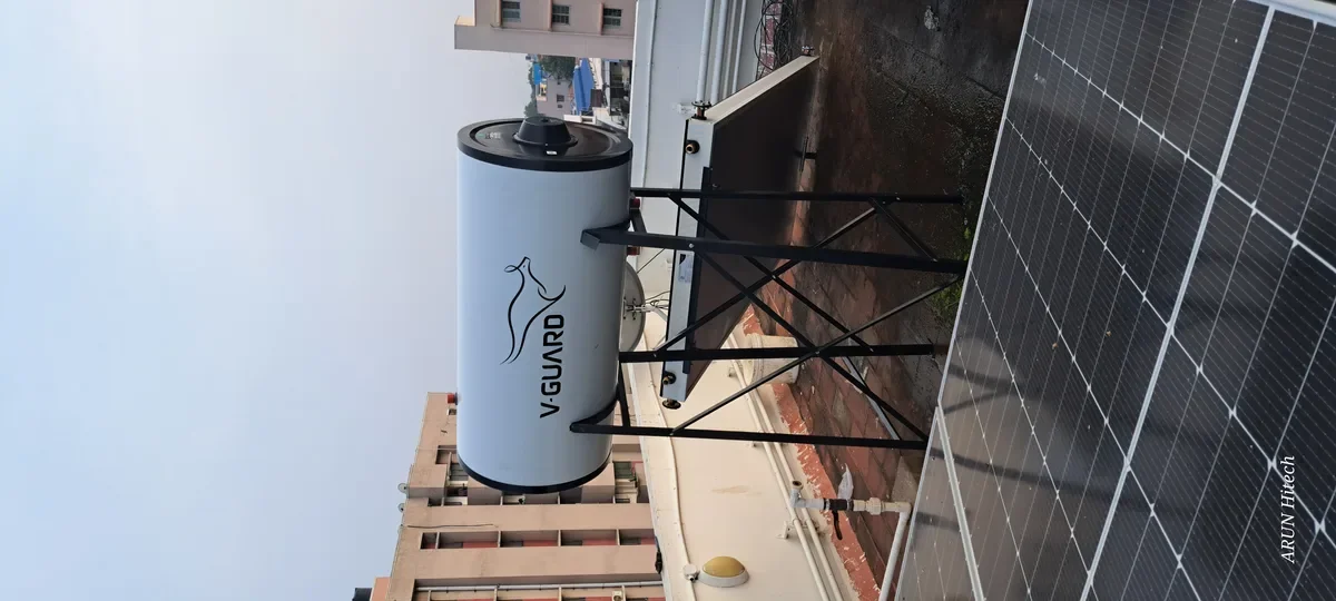 V-Guard home use solar water heater 100 LPD FPC Coimbatore Tamil Nadu