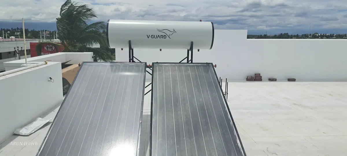 Latest V-Guard 200 LPD FPC solar heater 2026 Coimbatore Tamil Nadu