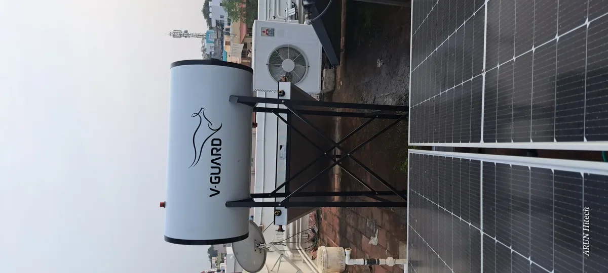 V-Guard long lasting solar water heater 100 LPD 10-year warranty Coimbatore