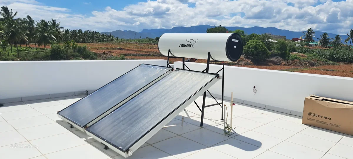 Premium V-Guard PR-GL 200 LPD solar water heater price Tamil Nadu