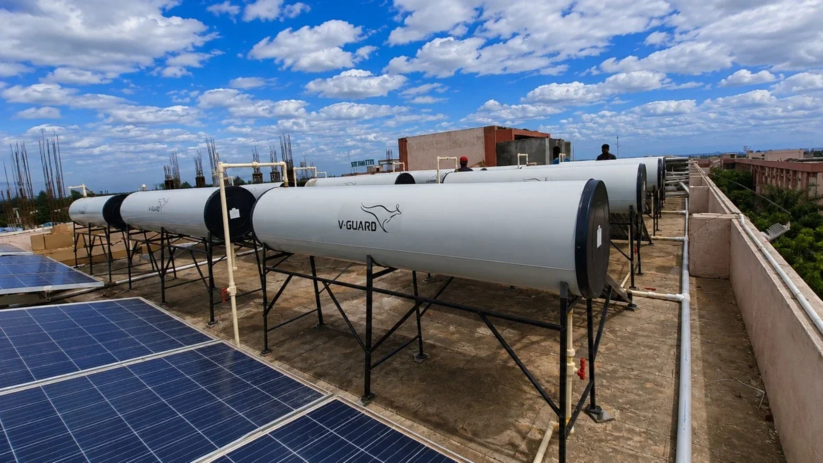 Solar water heater dealer Tamil Nadu — Arun Hitech V-Guard authorized dealer