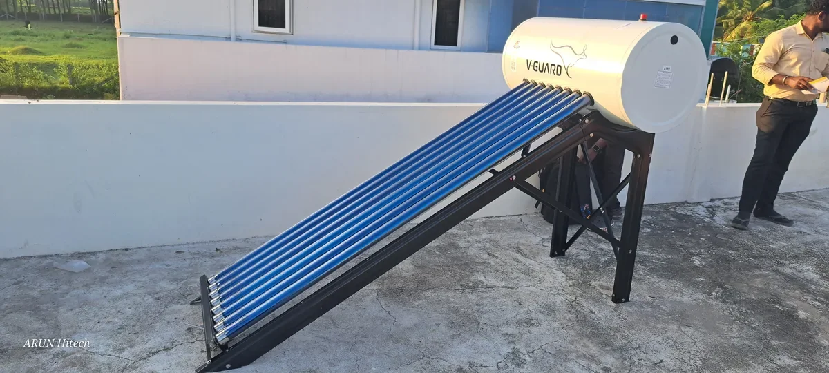 V-Guard TRU HOT 100 PRO solar hot water generator Coimbatore Tamil Nadu — Arun Hitech