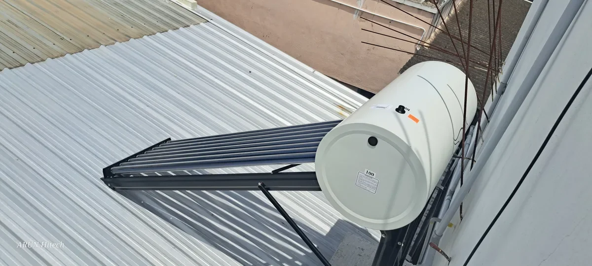 V-Guard TRU HOT 100 PRO solar water heater for home family Coimbatore