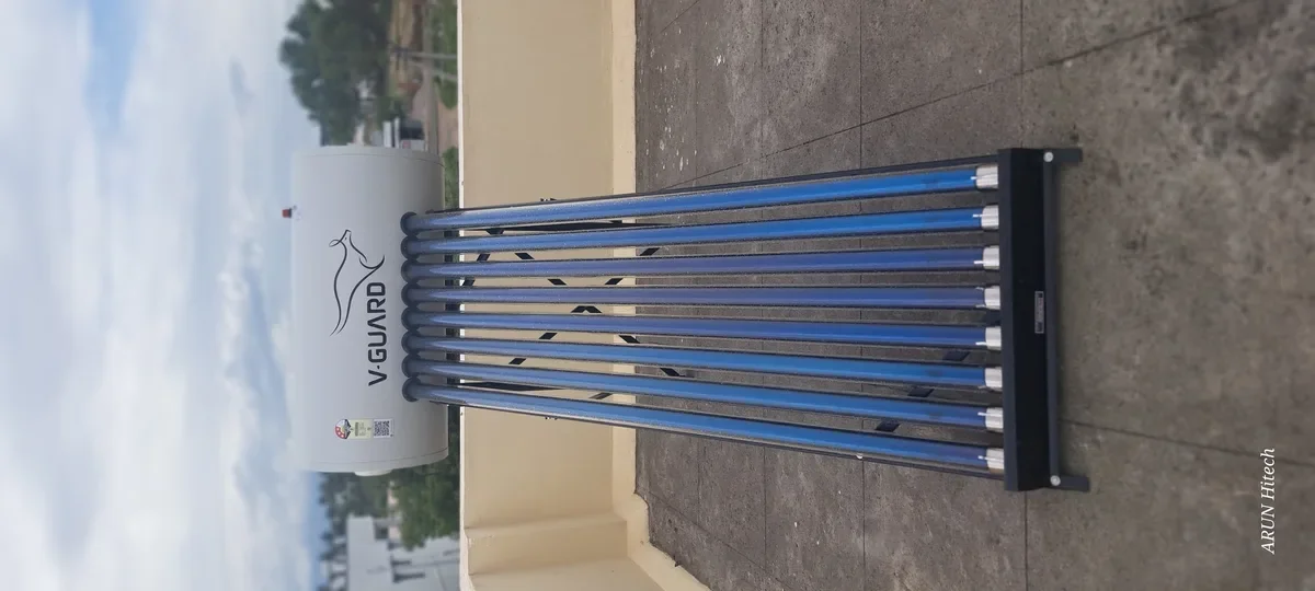 V-Guard TRU HOT 100 PRO solar water heater for hospital Coimbatore Tamil Nadu