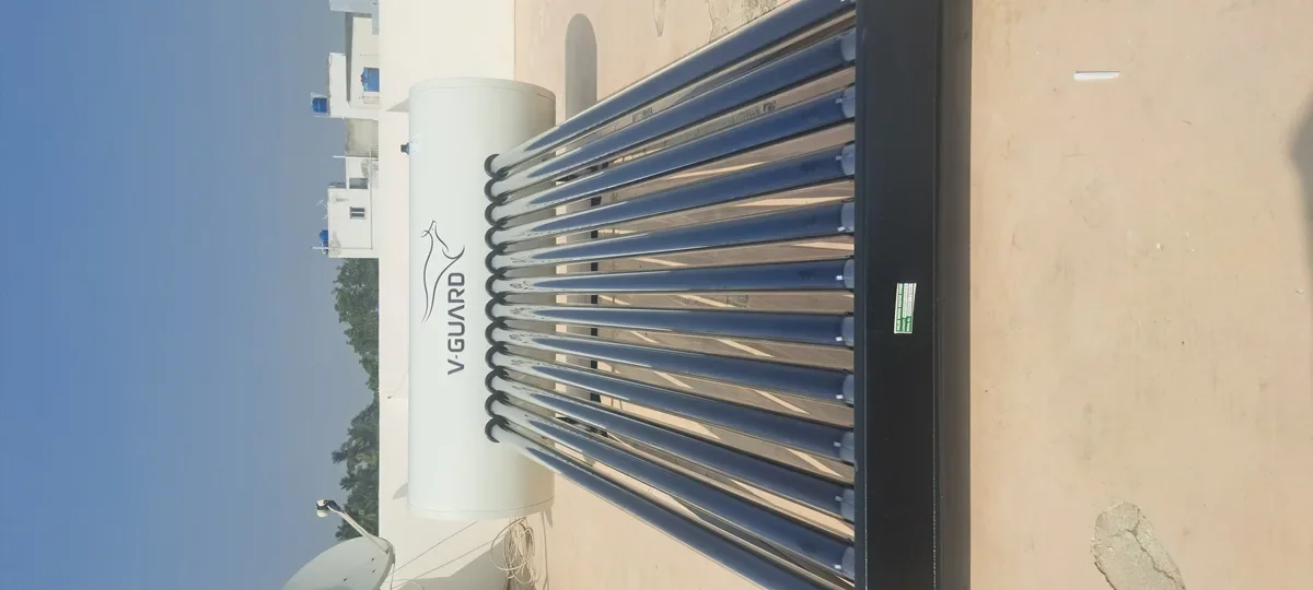 V-Guard TRU HOT 150 DAF durable anti-freeze solar heater 10-year warranty Coimbatore — Arun Hitech