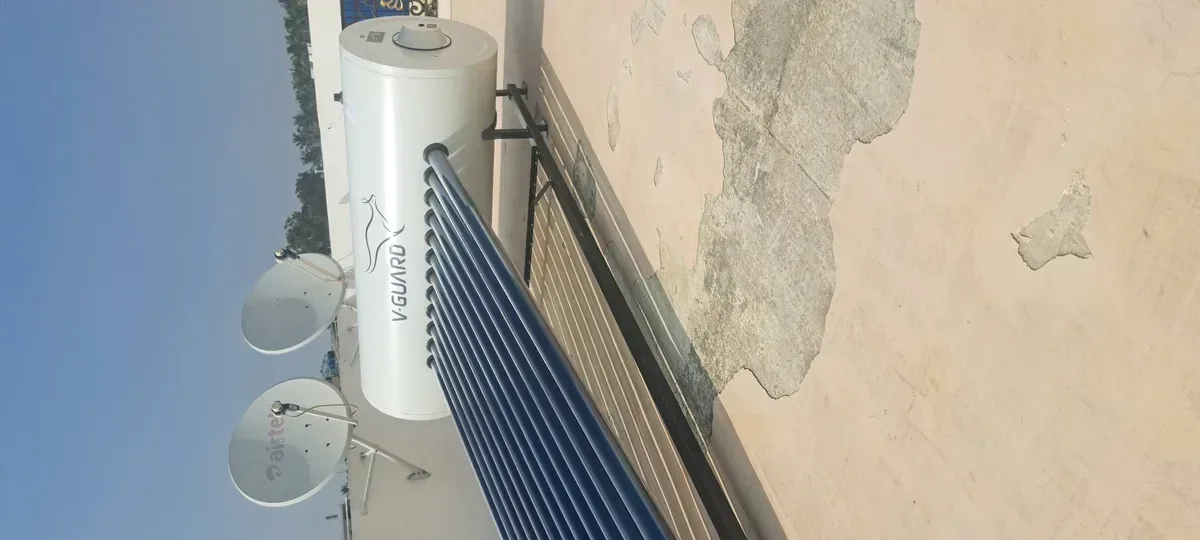 V-Guard TRU HOT 150 DAF solar heating project Valparai Coimbatore area