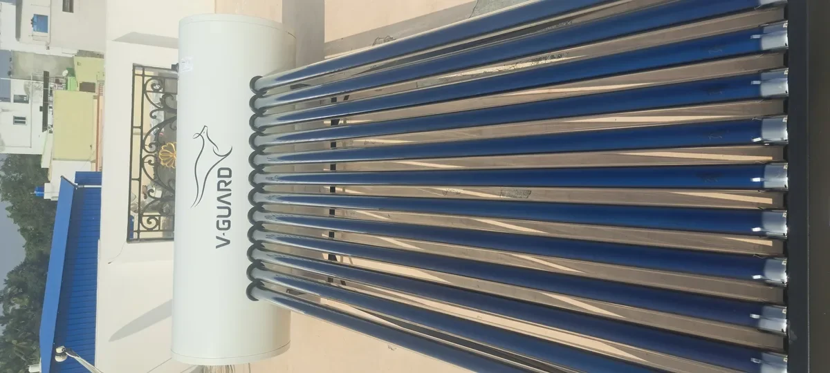 V-Guard TRU HOT 150 DAF rooftop hot water system Ooty Valparai hill station