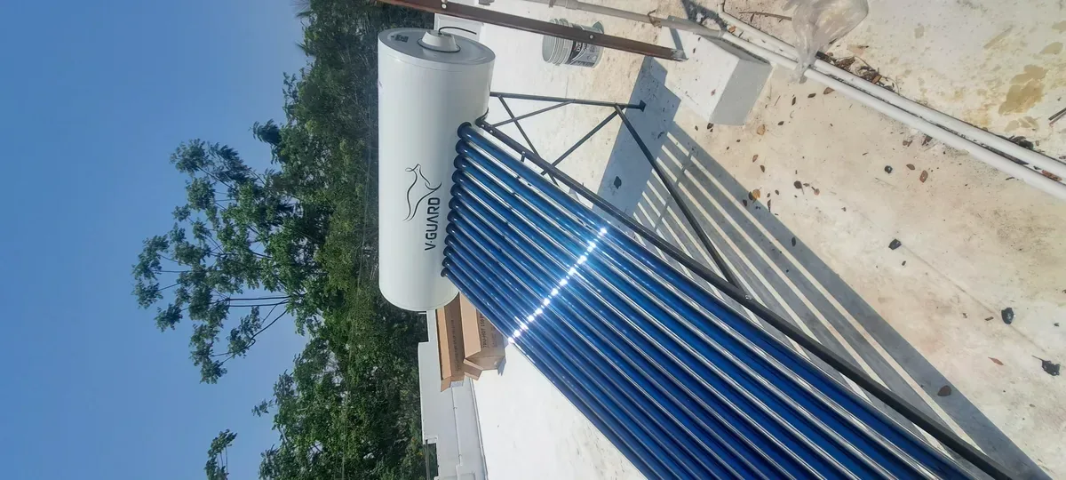V-Guard TRU HOT 150 PRO heat pump for farmhouse Pollachi Namakkal — Arun Hitech, Coimbatore, Tamil Nadu