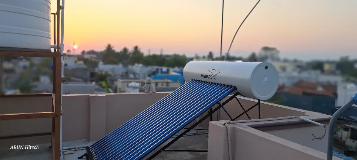 V-Guard TRU HOT 200 PRO solar hot water for industries Tamil Nadu