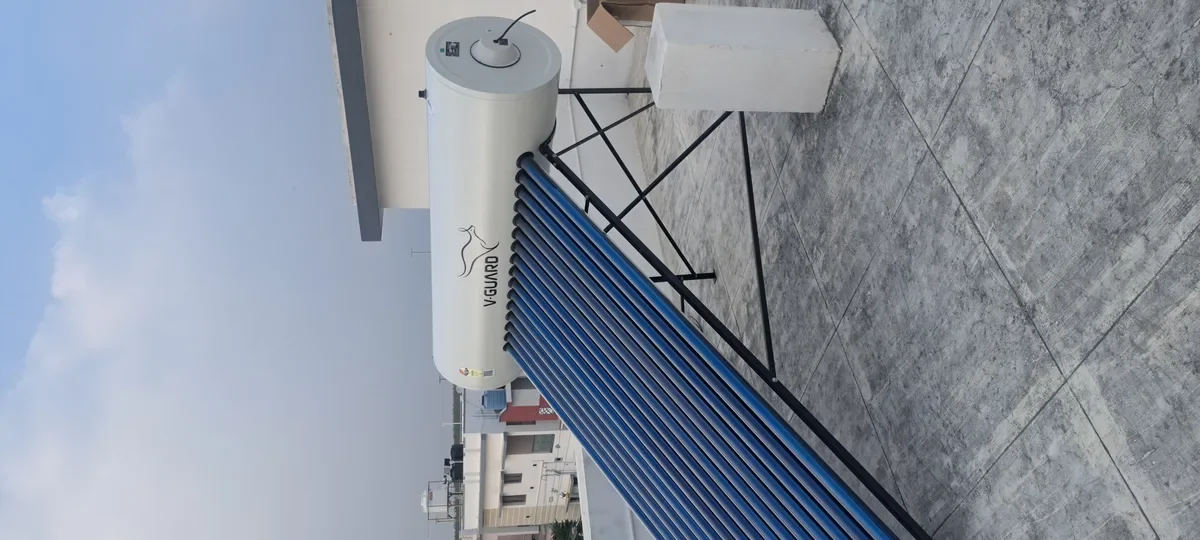 V-Guard TRU HOT 200 PRO solar water heater for hospital Coimbatore Tamil Nadu