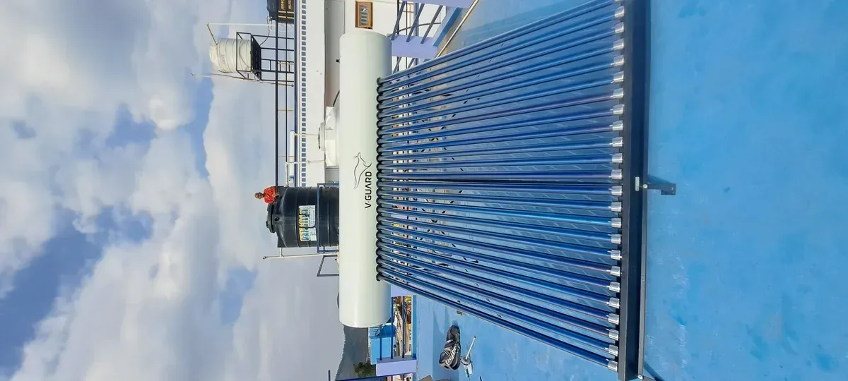 V-Guard TRU HOT 300 PRO solar heater installation Coimbatore by Arun Hitech