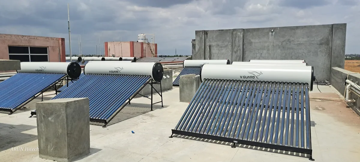 V-Guard TRU HOT 500 solar water heater Salem Tamil Nadu Arun Hitech dealer