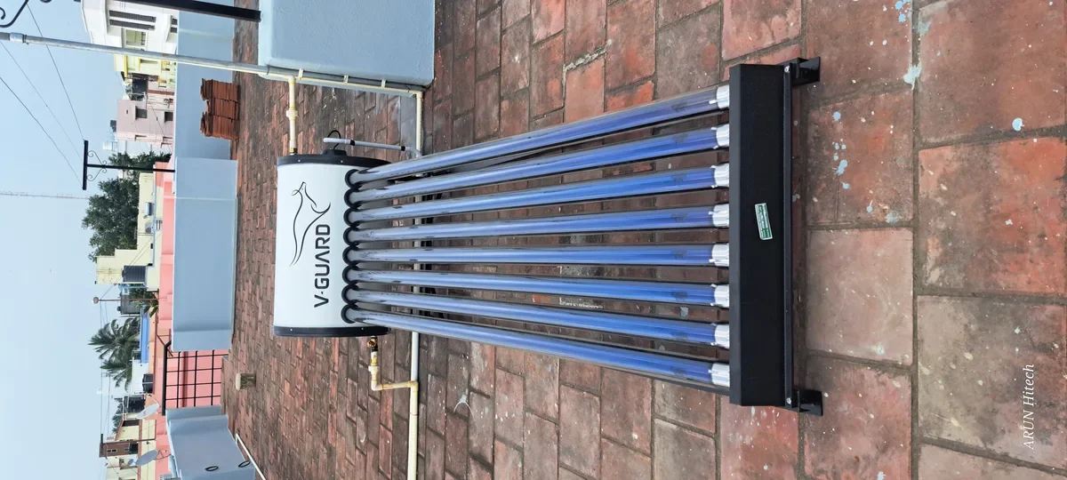 V-Guard TRU HOT 100 DAF industrial solar water heater Coimbatore Tamil Nadu