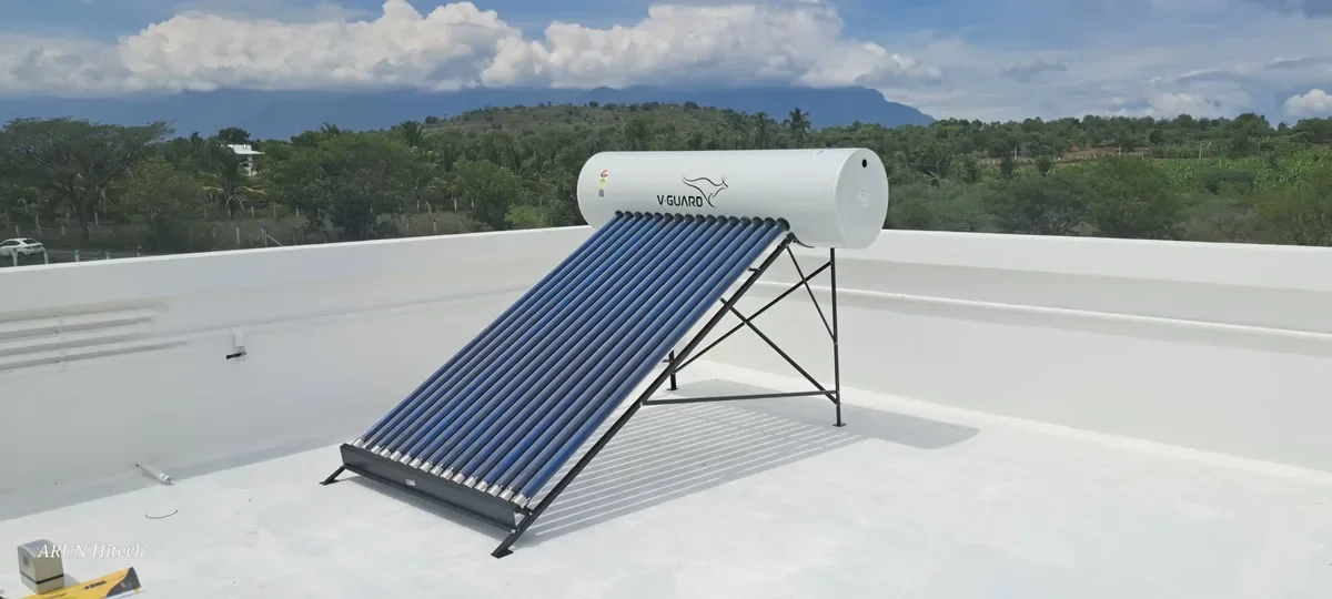 V-Guard TRU HOT PRO 200L solar water heater Coimbatore Tamil Nadu — Arun Hitech
