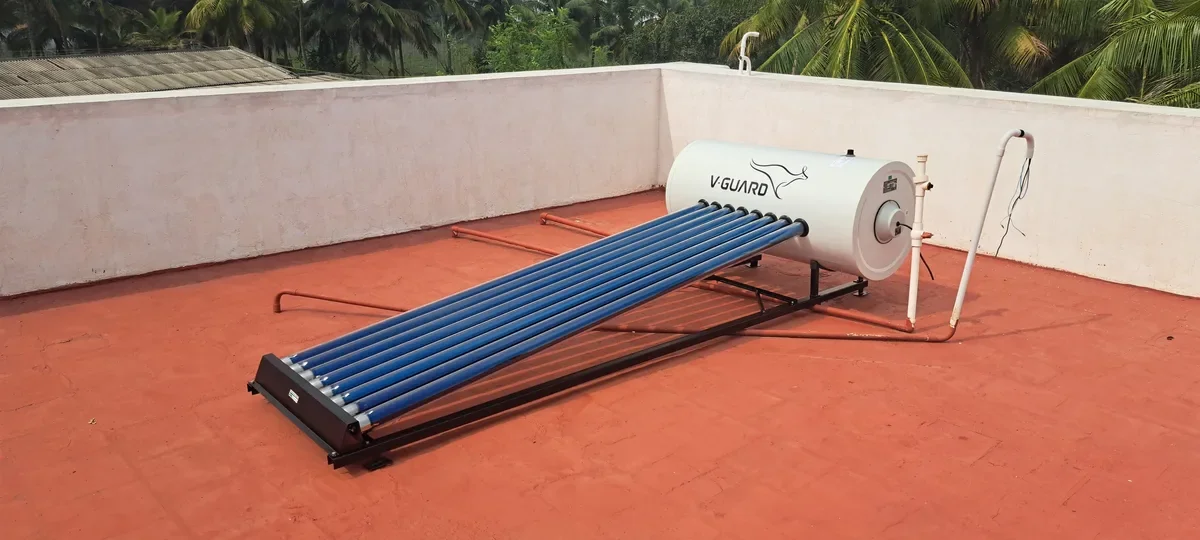 V-Guard TRU HOT 100 DAF residential anti-freeze solar heater Coimbatore