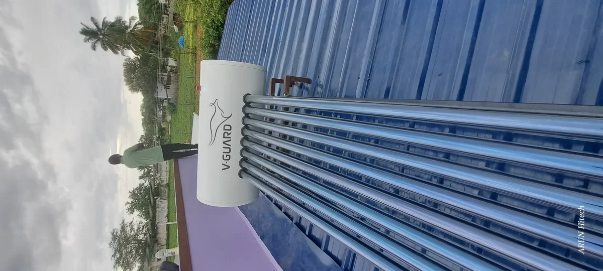 V-Guard TRU HOT 100 DAF rooftop solar water heater Ooty Nilgiris hill station