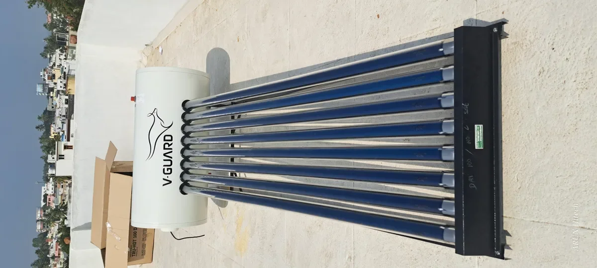 V-Guard TRU HOT 100 DAF water heater installation Tamil Nadu commercial