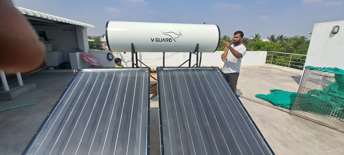V-Guard FPC solar water heater for home Coimbatore