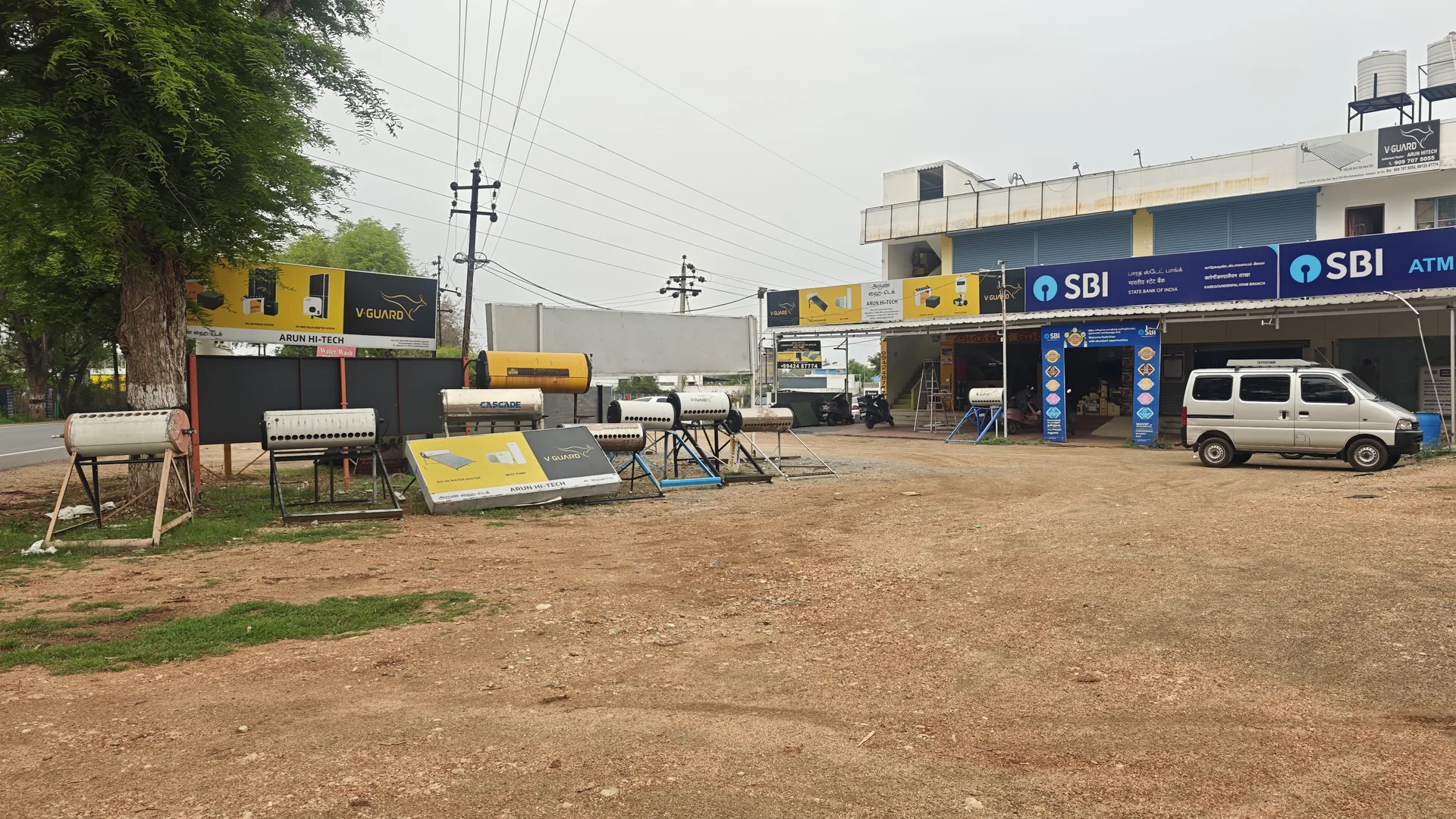 V-Guard solar panel rooftop product dealer shop Coimbatore — Arun Hitech Kariyampalayam Coimbatore 641653